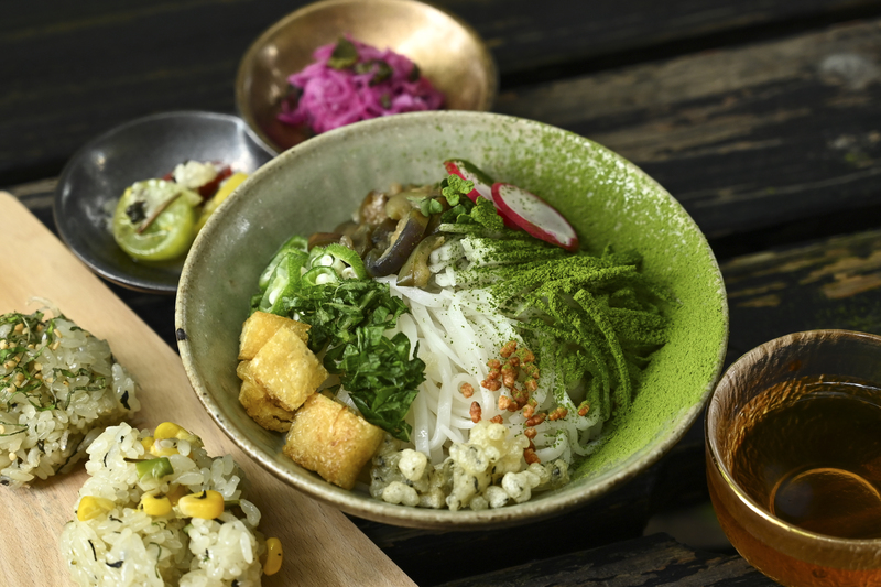 茶農家の夏ランチ- 新富蕎麦の夏ランチ